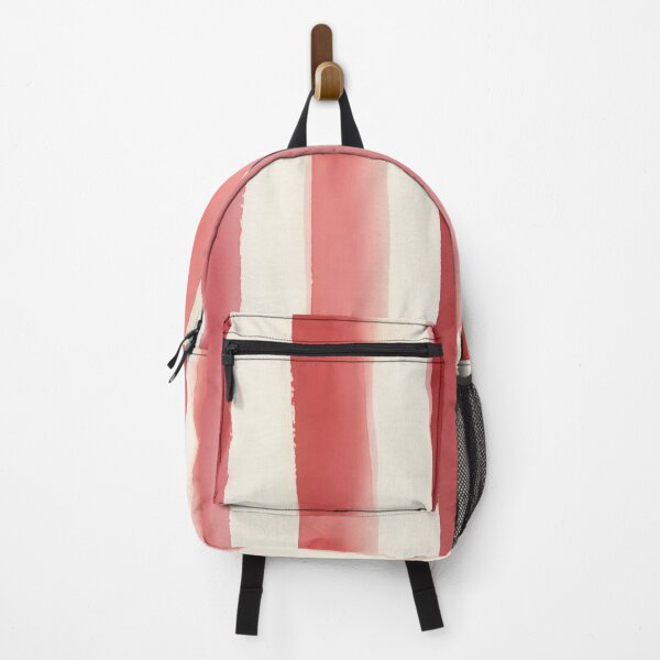 Item preview, Vertical red watercolor stripes on a pale background designed and sold by homydesign.