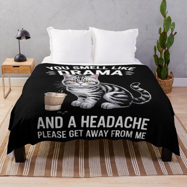 Item preview, Coffee Cat You Smell Like Drama And A Headache designed and sold by DentistLegal.