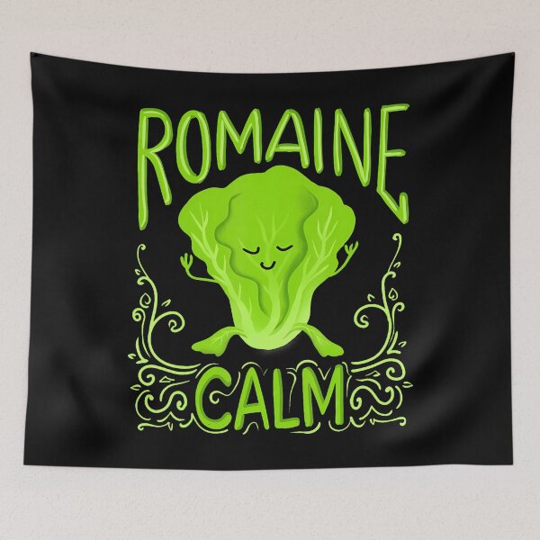 Item preview, Romaine Calm Funny Pun Gardening Lettuce Vegetable Lovers designed and sold by LucilleAntoi.