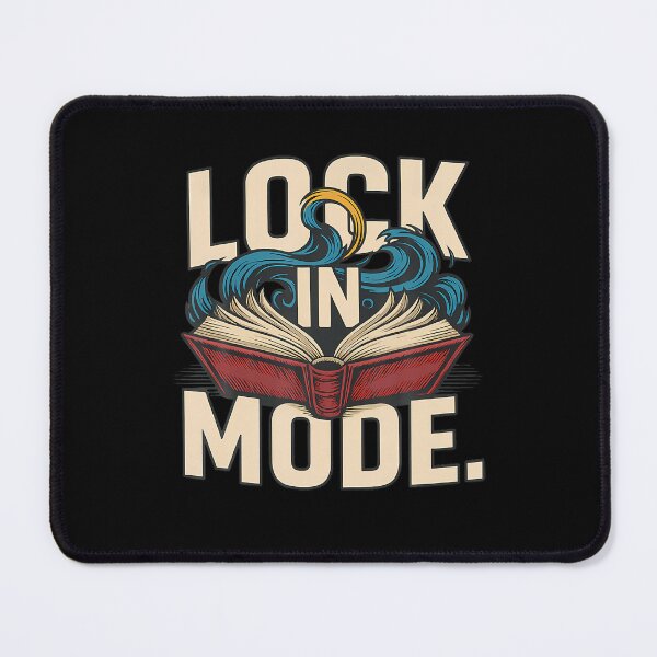 Item preview, Lock In Mode Bookworm Funny Reading designed and sold by AlbertaDana.