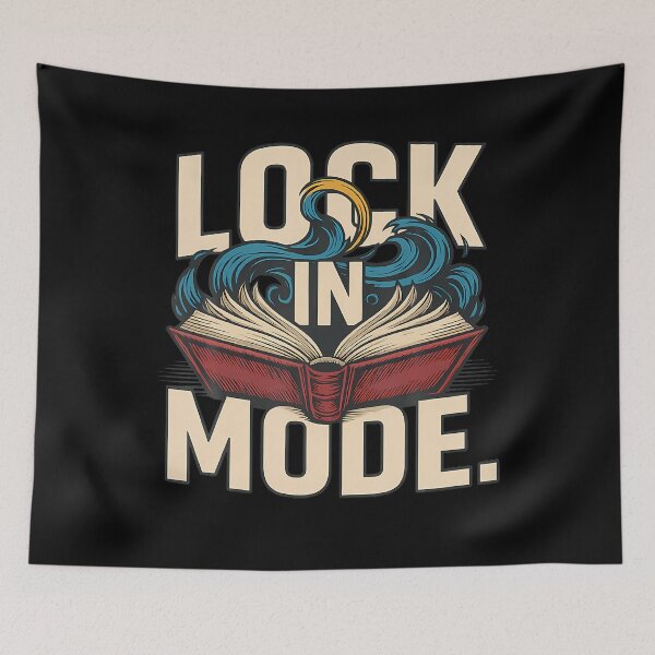 Item preview, Lock In Mode Bookworm Funny Reading designed and sold by AlbertaDana.