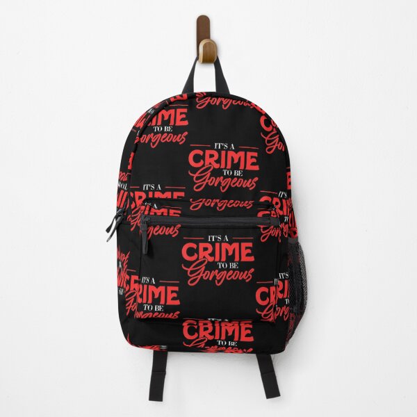 Item preview, It's A Crime To Be Gorgeous Funny Cute Aesthetic designed and sold by TerriMichelle.