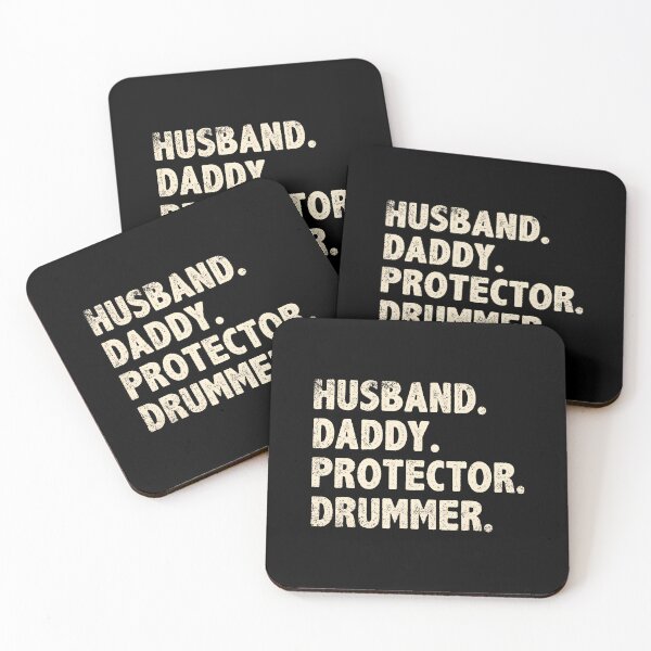 Item preview, Husband Daddy Protector Drummer Fathers Day Funny Drumming designed and sold by EstherDiane.
