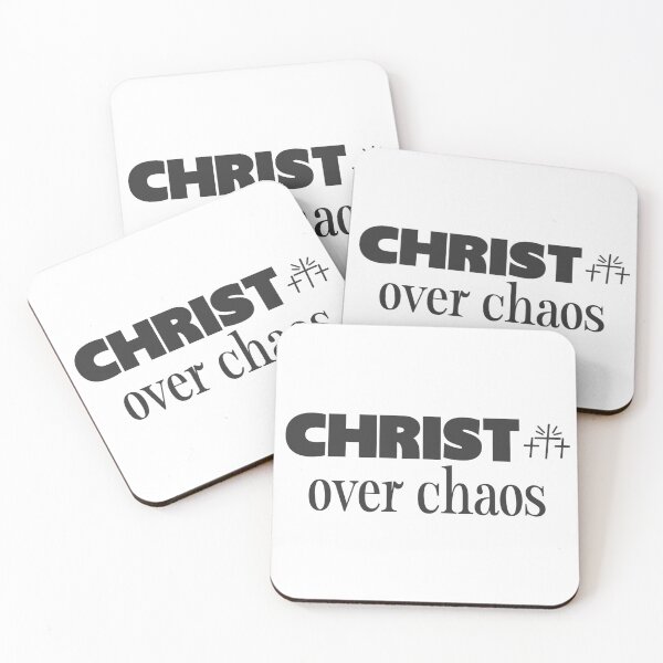 Item preview, Christ over Chaos Christian T-shirt designed and sold by Ever-Kind.