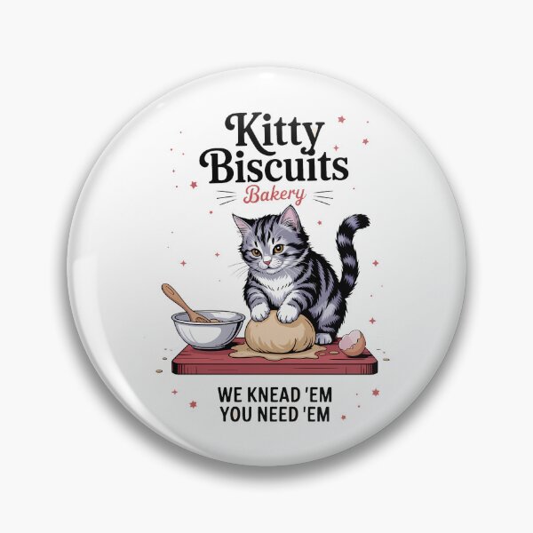 Item preview, Kitty Biscuits Bakery We Knead Em You Need Em Cat Baking designed and sold by DentistLegal.