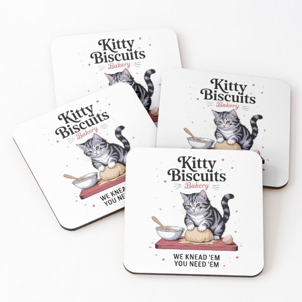 Item preview, Kitty Biscuits Bakery We Knead Em You Need Em Cat Baking designed and sold by DentistLegal.