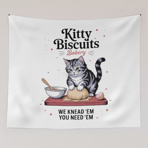 Item preview, Kitty Biscuits Bakery We Knead Em You Need Em Cat Baking designed and sold by DentistLegal.