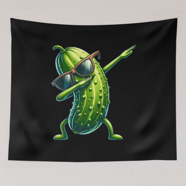 Item preview, Dabbing Pickle Lover Dill Cucumber designed and sold by BrandyMartha.