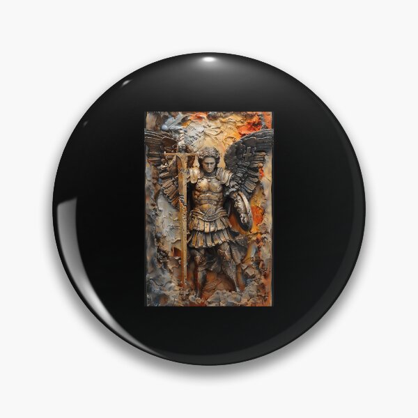 Item preview, Saint Michael The Archangel – Celestial Warrior Art Print designed and sold by qobwyihvrj29.