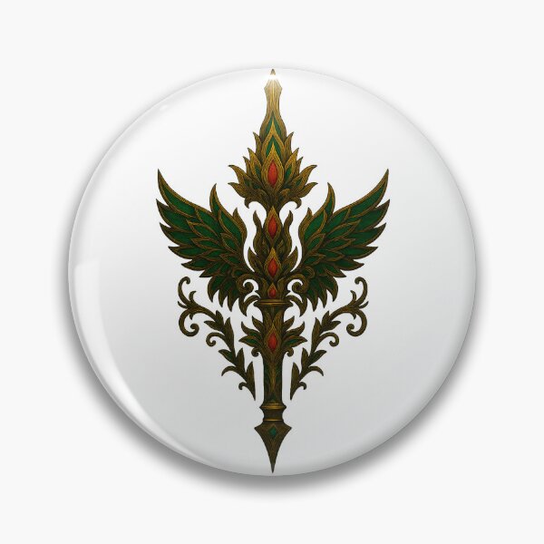 Item preview, Celestial Winged Sword Emblem designed and sold by 2025dav.