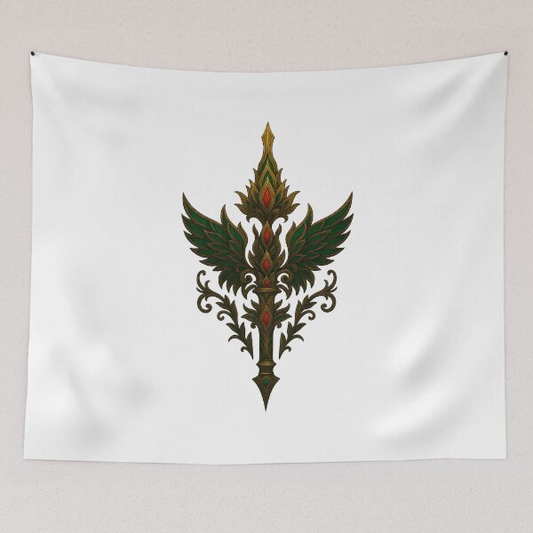 Item preview, Celestial Winged Sword Emblem designed and sold by 2025dav.