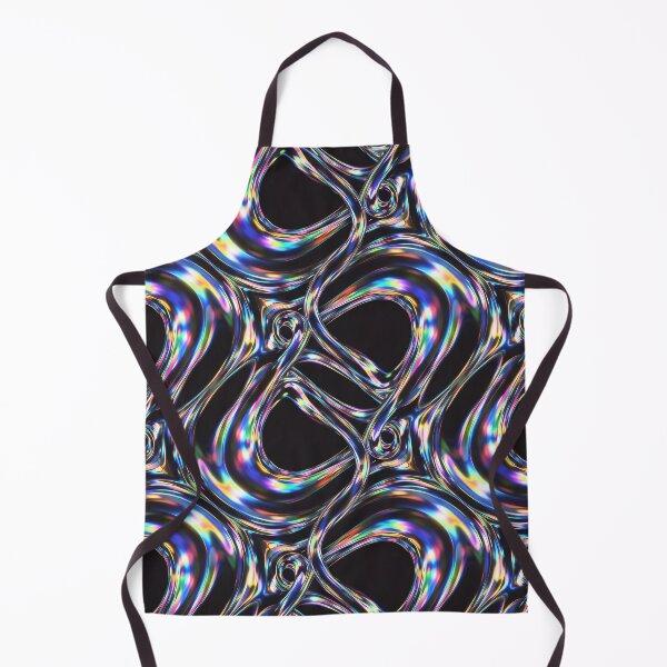 Item preview, Iridescent Chrome Loops designed and sold by Kaleidoscope Print.