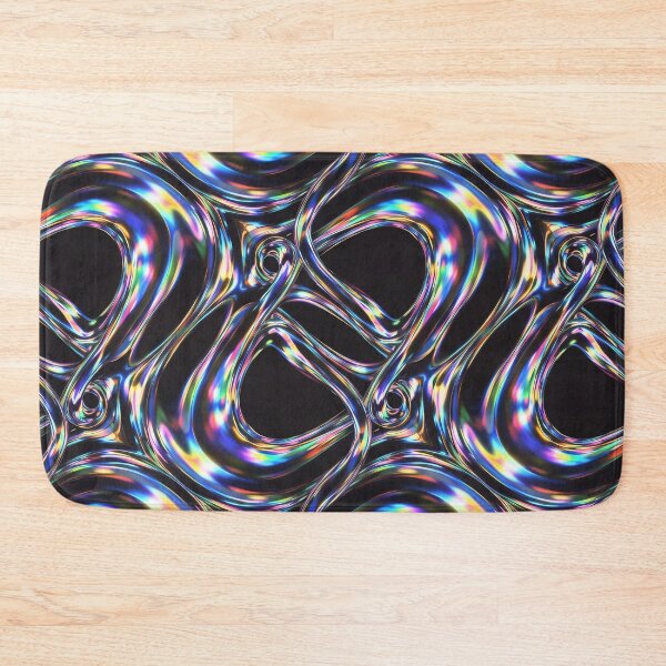 Item preview, Iridescent Chrome Loops designed and sold by Kaleidoscope Print.