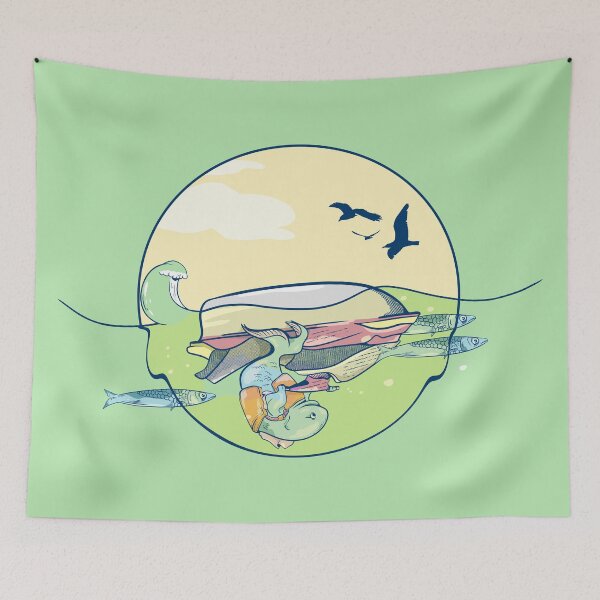 Item preview, FISH ON A JETSKI designed and sold by piedaydesigns.