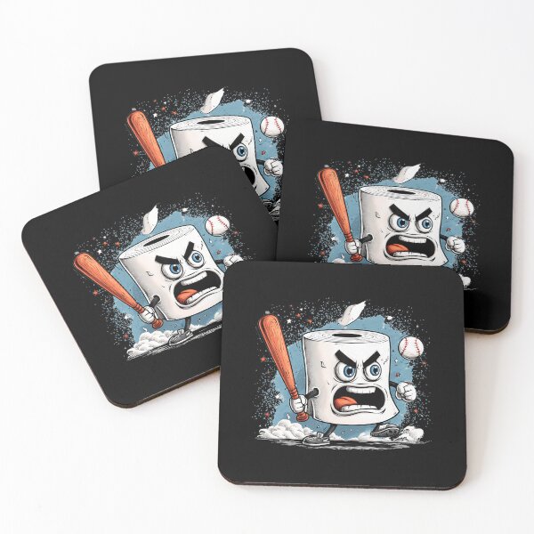 Item preview, Pretty Angry Toilet Paper With Baseball Match designed and sold by DorisElaine.