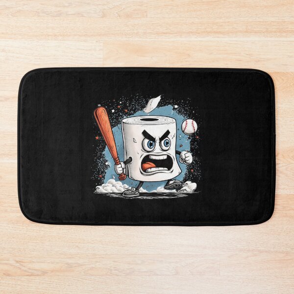Item preview, Pretty Angry Toilet Paper With Baseball Match designed and sold by DorisElaine.