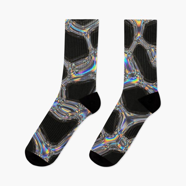 Item preview, Iridescent Glass Honeycomb designed and sold by Kaleidoscope Print.