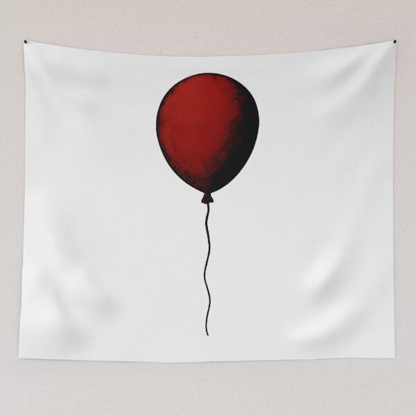 Item preview, Minimal Red Balloon Illustration designed and sold by optimusprime39.