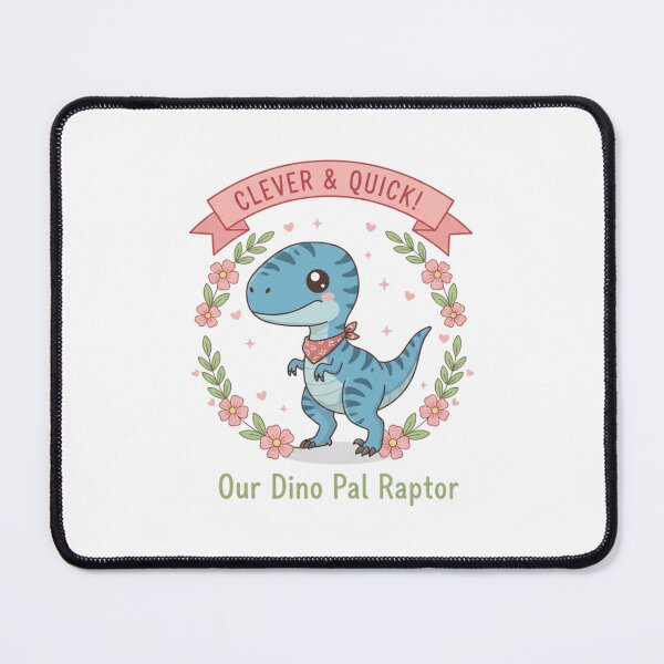 Item preview, Cute Raptor – Clever & Quick Kawaii Dinosaur designed and sold by Sksticker991.