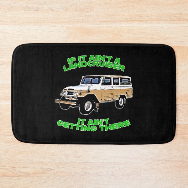 Item preview, Classic LandCruiser Iron Pig Cartoon Art If It Ain’t a LandCruiser It Ain’t Getting There designed and sold by Michael van der Hoorn.