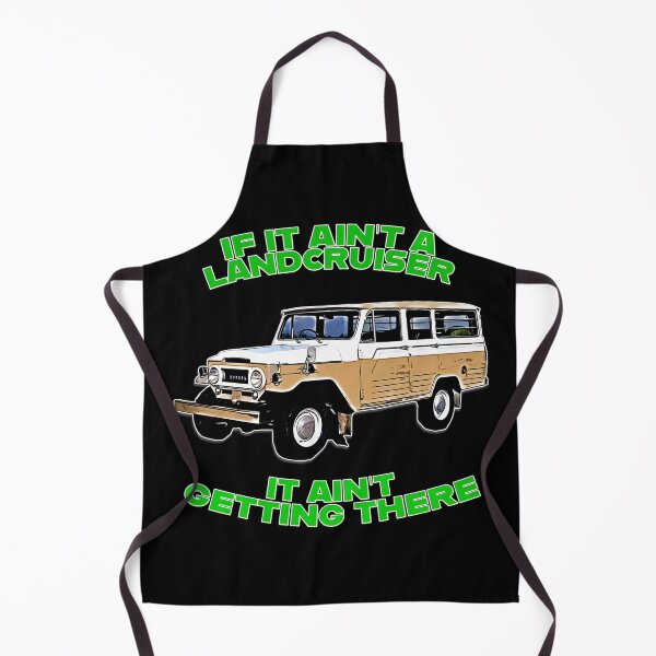 Item preview, Classic LandCruiser Iron Pig Cartoon Art If It Ain’t a LandCruiser It Ain’t Getting There designed and sold by Michael van der Hoorn.
