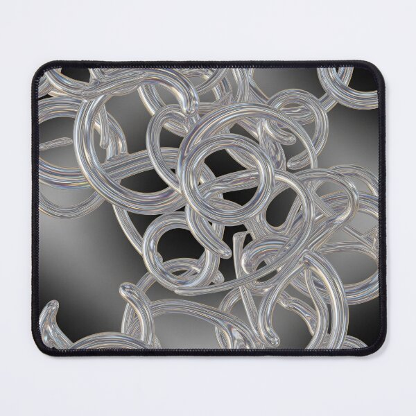 Item preview, Iridescent Glass Loops designed and sold by Kaleidoscope Print.
