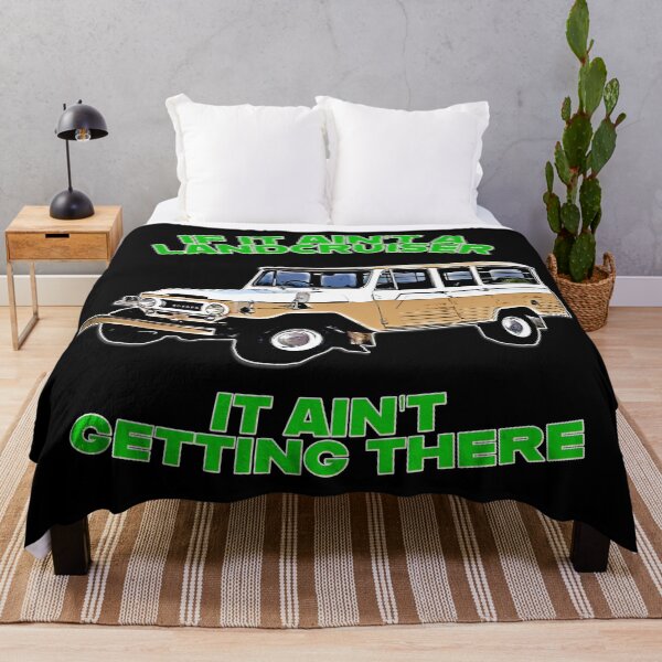 Item preview, Classic LandCruiser Iron Pig Cartoon Art If It Ain’t a LandCruiser It Ain’t Getting There designed and sold by Michael van der Hoorn.