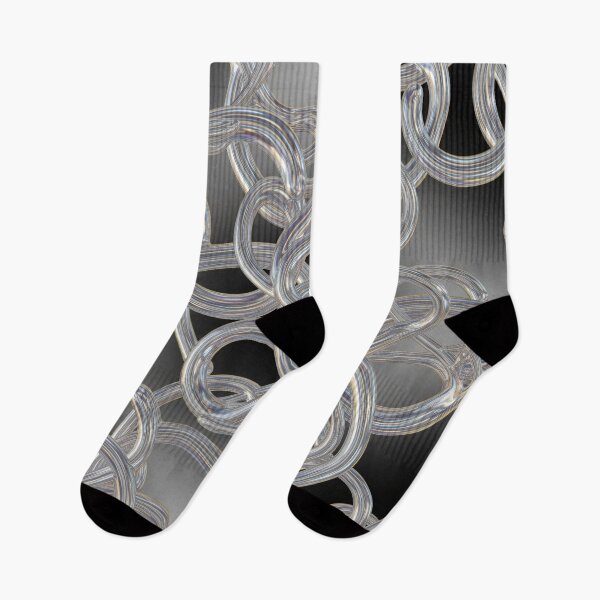 Item preview, Iridescent Glass Loops designed and sold by Kaleidoscope Print.