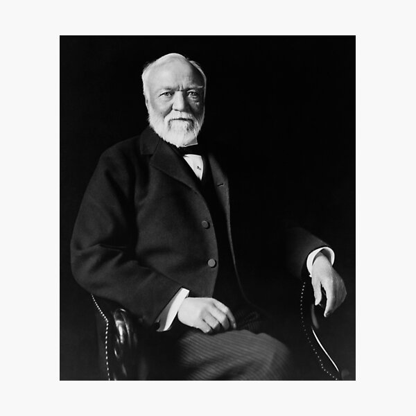 Item preview, Andrew Carnegie - American Philanthropist designed and sold by warishellstore.