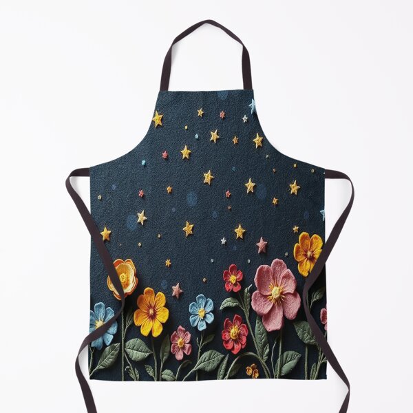 Item preview, Felted Floral Constellation | Celestial Flower Art | Soft Felt Aesthetic designed and sold by MusicSoulMystics.