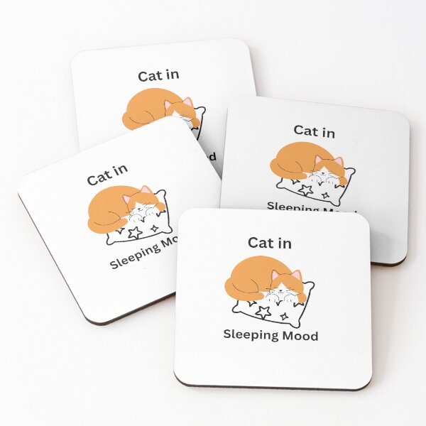 Item preview, Sleepy Cat Dreaming – Cozy Feline Art Print” designed and sold by Fouziaart08.