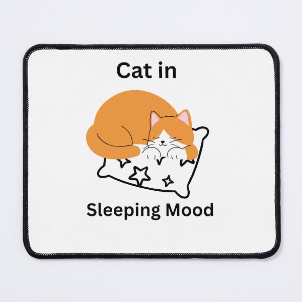 Item preview, Sleepy Cat Dreaming – Cozy Feline Art Print” designed and sold by Fouziaart08.