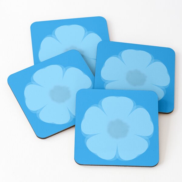 Item preview, Simple Blue Flower designed and sold by MozzyElla.