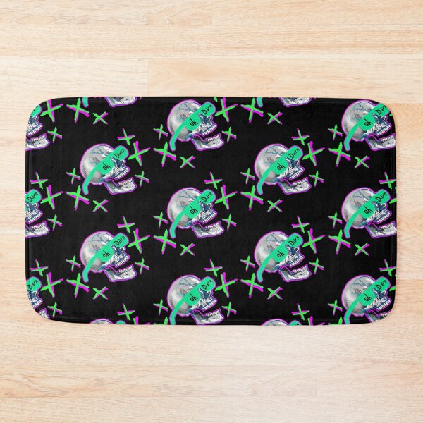 Item preview, Guy skull with green shades - original digital illustrated art designed and sold by NonDecafArt.