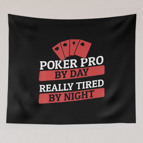 Item preview, Poker Pro By Day Tired By Night Texas Holdem Player Poker designed and sold by BrandyMartha.