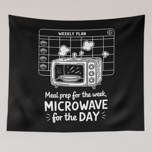 Item preview, Inconsistent Meal Prepper Meal Prep For The Week Microwave designed and sold by ElizabethVivan.
