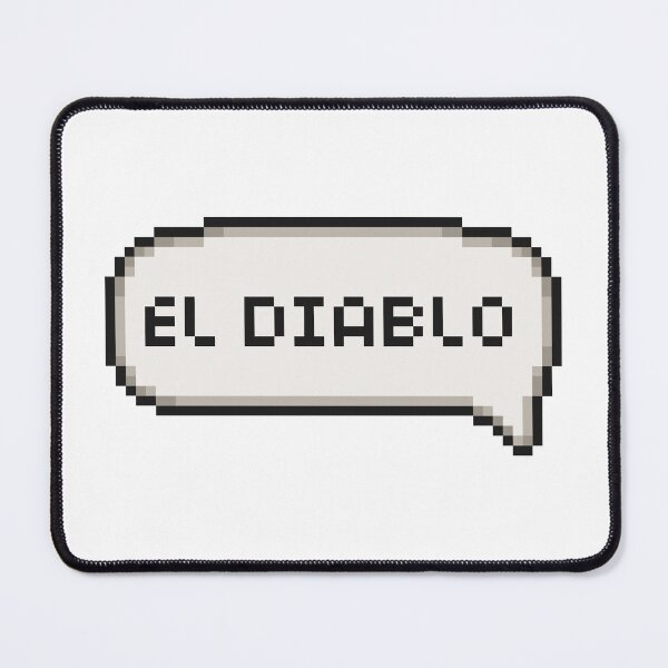 Item preview, "The devil", pixel art speech cloud designed and sold by Judith RS.