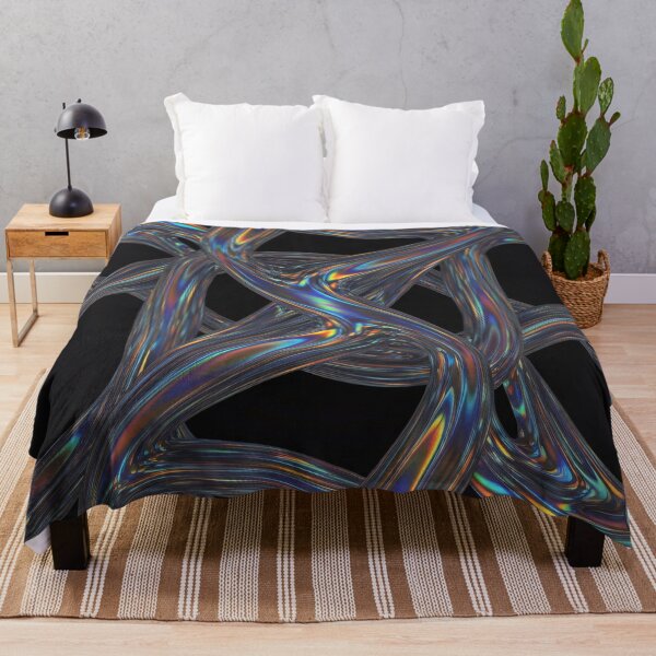 Item preview, Iridescent Glass Tangle designed and sold by Kaleidoscope Print.