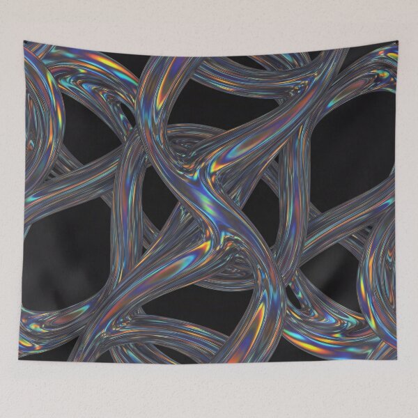 Item preview, Iridescent Glass Tangle designed and sold by Kaleidoscope Print.