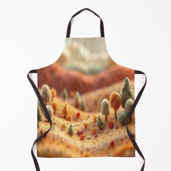 Item preview, Felted Forest Hills | Soft Felt Landscape | Cozy Nature Aesthetic designed and sold by MusicSoulMystics.