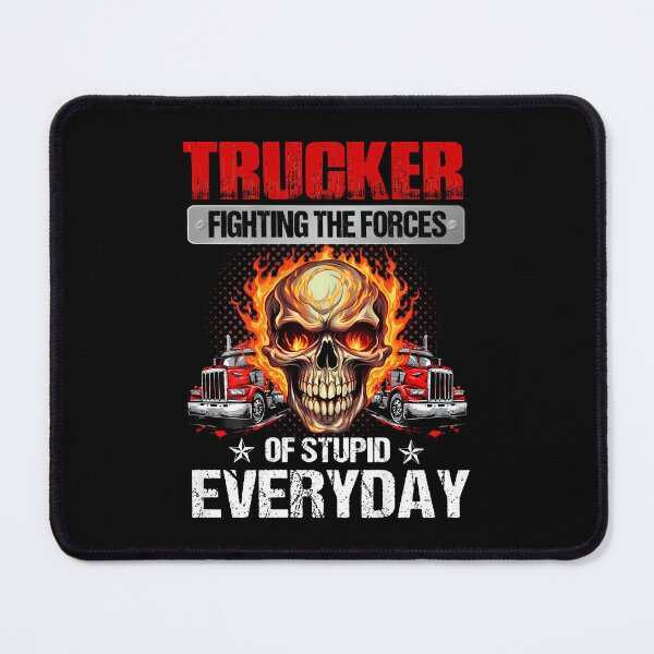 Item preview, Fighting The Forces Trucker Apparel - Skull Trucker designed and sold by JacquelineEnri.