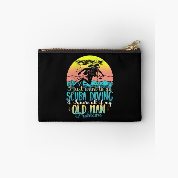 Item preview, Just Want To Go Scuba Diving Ignore Old Man Problems designed and sold by JenniferJanice.