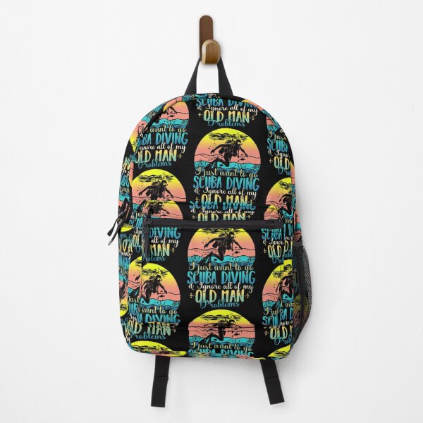 Item preview, Just Want To Go Scuba Diving Ignore Old Man Problems designed and sold by JenniferJanice.