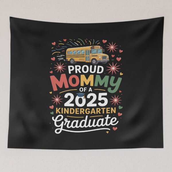 Item preview, Funny Proud Mommy of a Class of 2022 Kindergarten Graduate designed and sold by TAYLOROUSDALE.