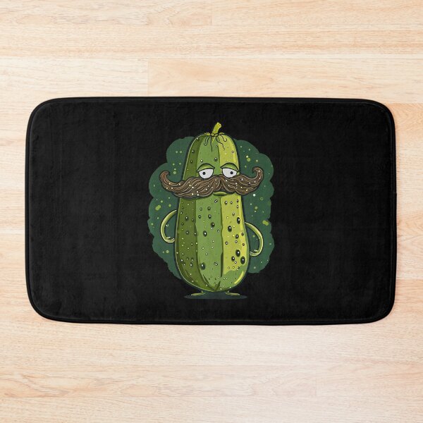 Item preview, Pickle With Funny Beard For Mustache Lovers designed and sold by TerriMichelle.