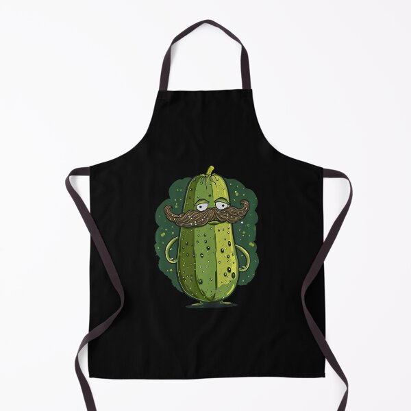 Item preview, Pickle With Funny Beard For Mustache Lovers designed and sold by TerriMichelle.
