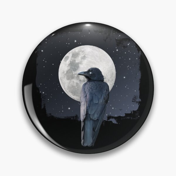 Item preview, Forest Raven on the Cold Moon designed and sold by amalou.