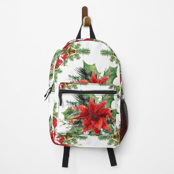Item preview, Elegant Poinsittia with Ornaments and Firm in the Background designed and sold by Max & Jacob Publishing.