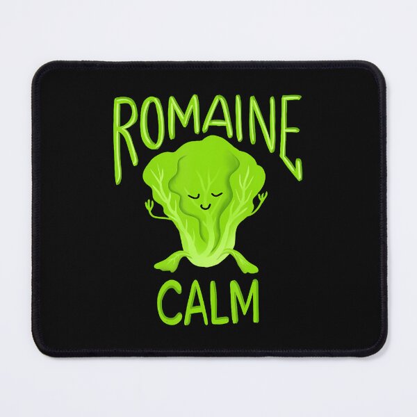 Item preview, Romaine Calm Funny Pun Gardening Lettuce Vegetable Lovers designed and sold by ConnieDora.