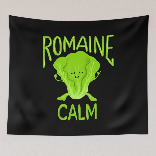 Item preview, Romaine Calm Funny Pun Gardening Lettuce Vegetable Lovers designed and sold by ConnieDora.